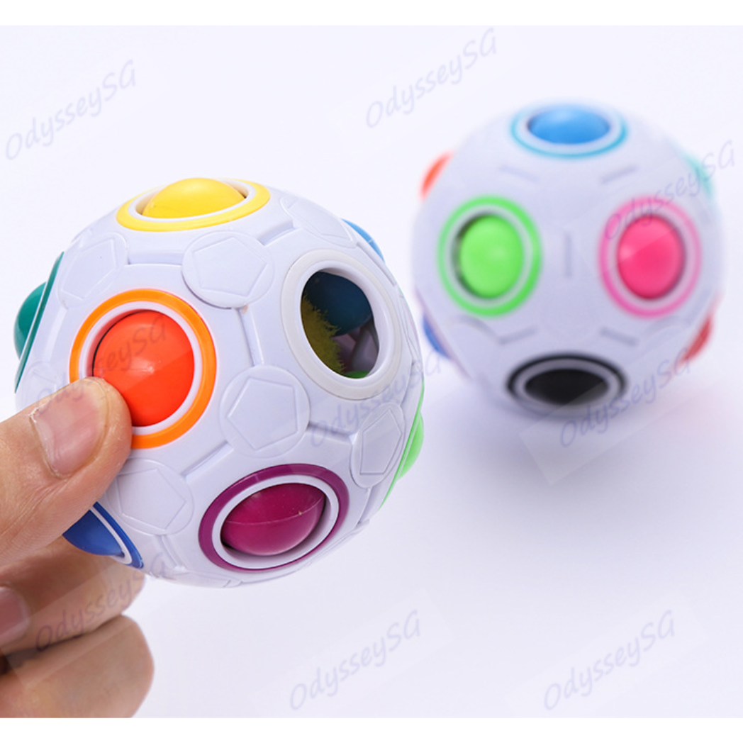 Rainbow Rubik's Ball - Puzzle Ball - Brain Teaser