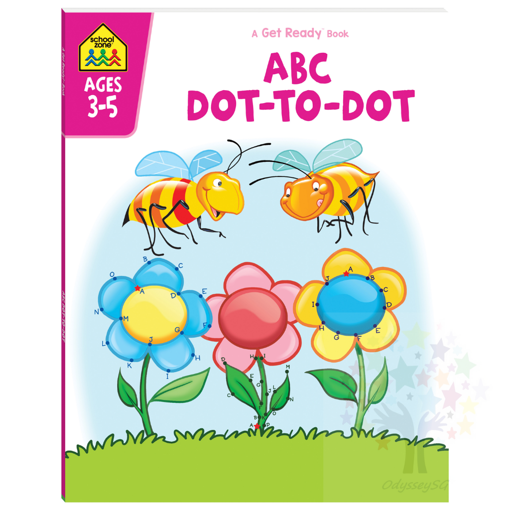 ABC Dot-to-Dot - Preschool children activity book - Age 3-5 - Alphabets Puzzles