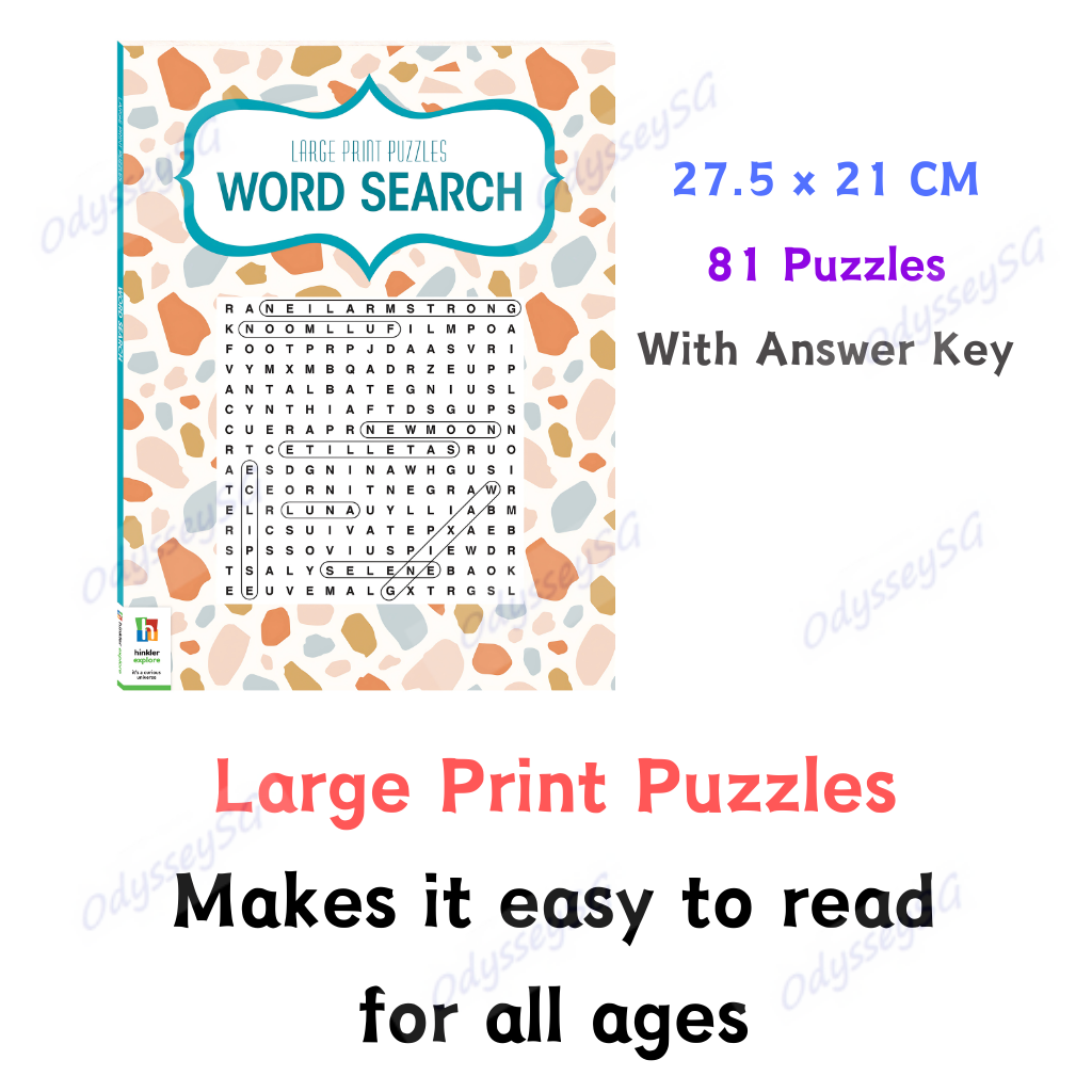 Large Print Puzzles - Wordsearch