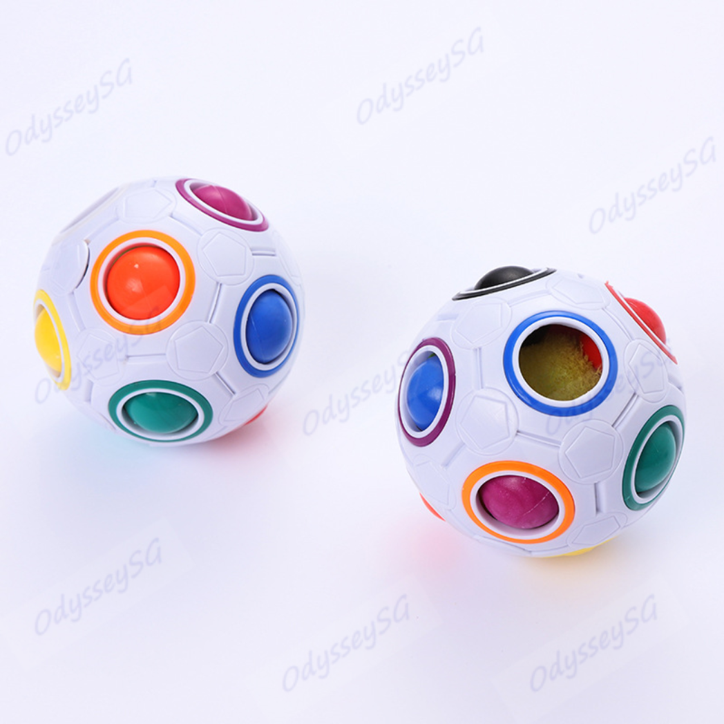 Rainbow Rubik's Ball - Puzzle Ball - Brain Teaser