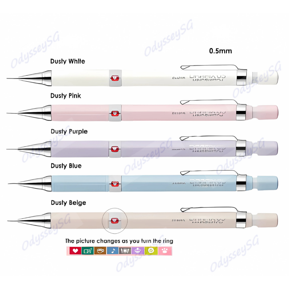 Zebra Drafix MINDSWITCH mechanical pencil 0.5mm - KAWAII LIMITED EDITION - School student pencil