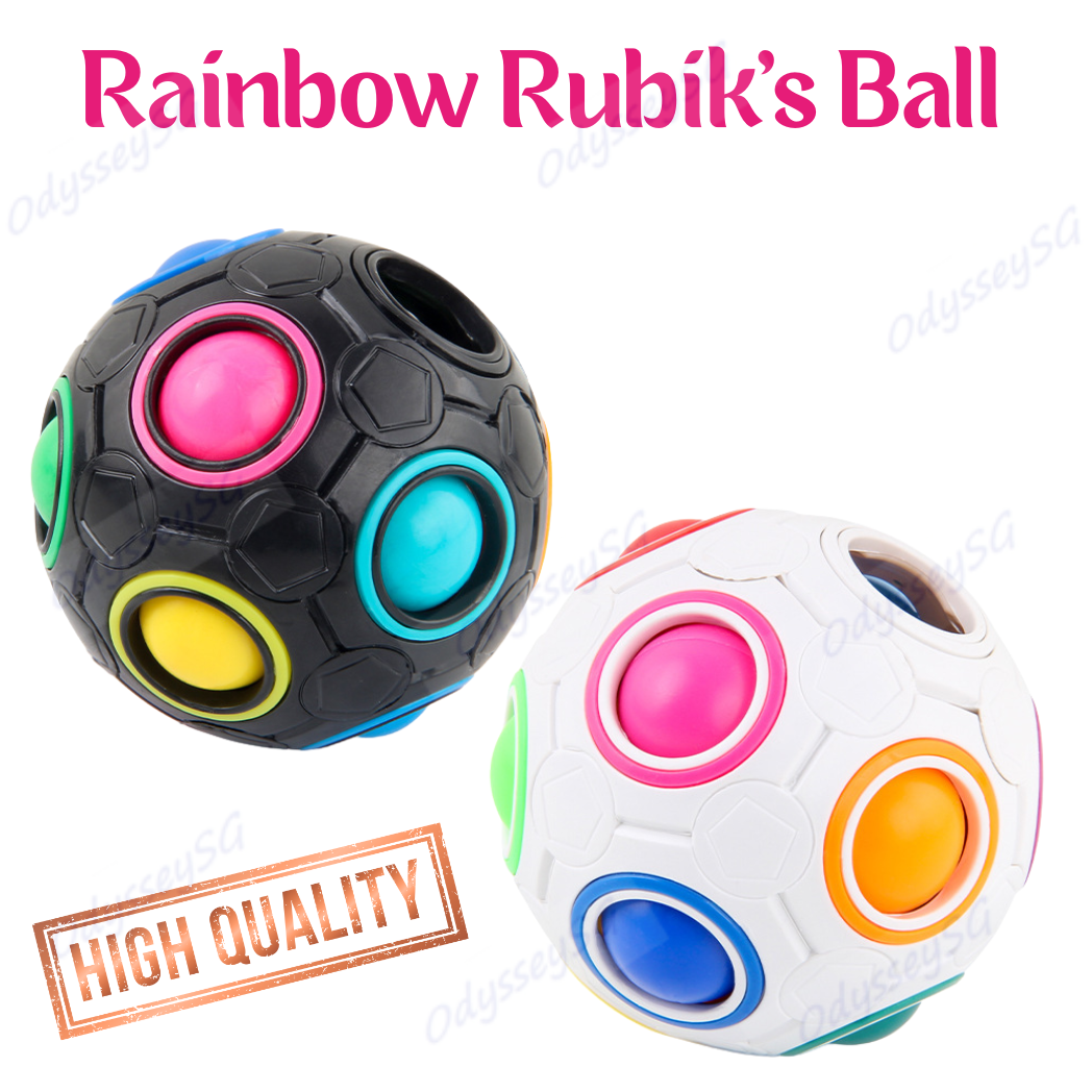 Rainbow Rubik's Ball - Puzzle Ball - Brain Teaser