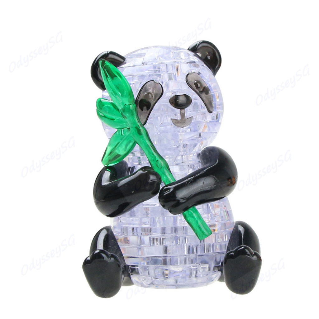 3D Crystal Puzzle - Panda - 57 Pcs Jigsaw Puzzle