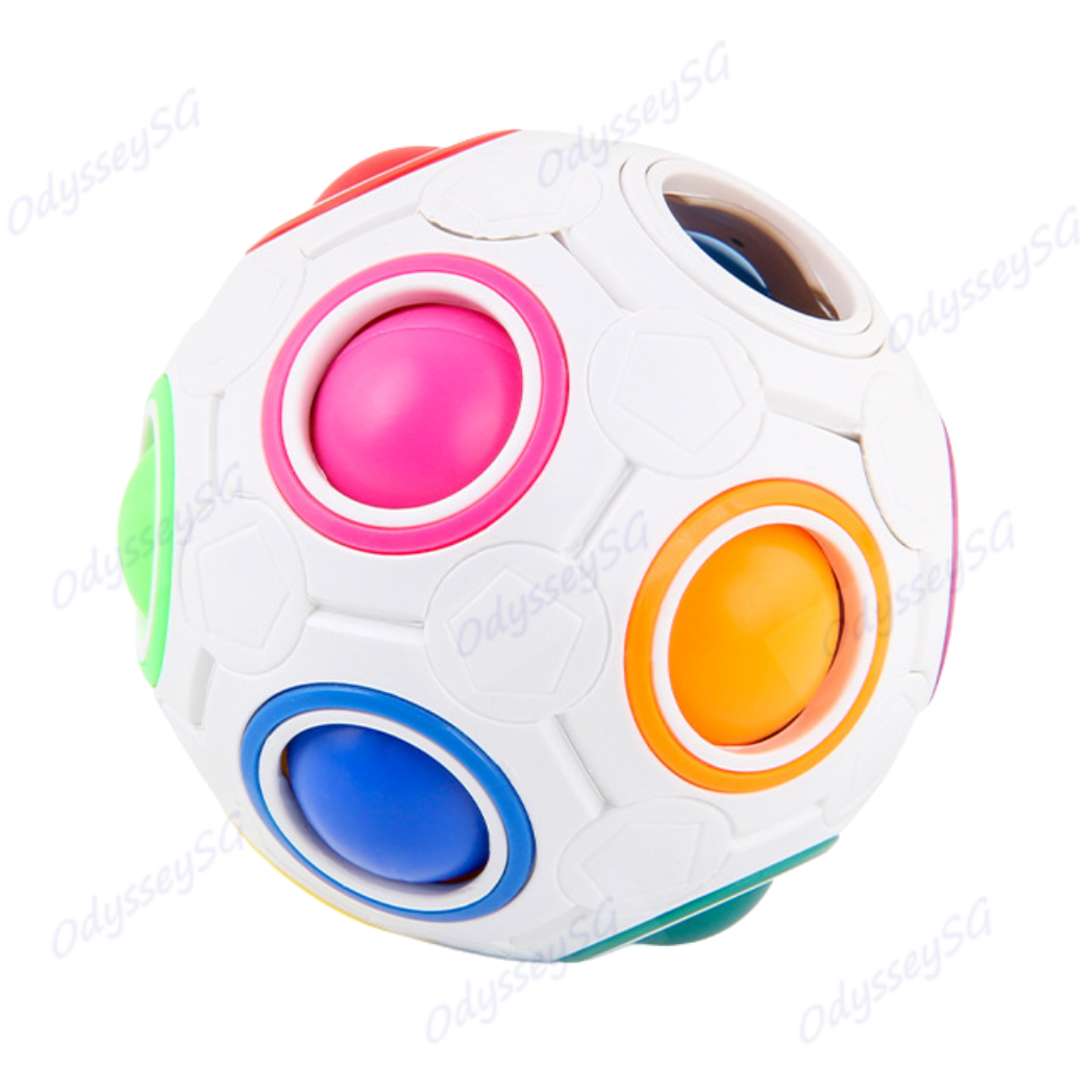 Rainbow Rubik's Ball - Puzzle Ball - Brain Teaser