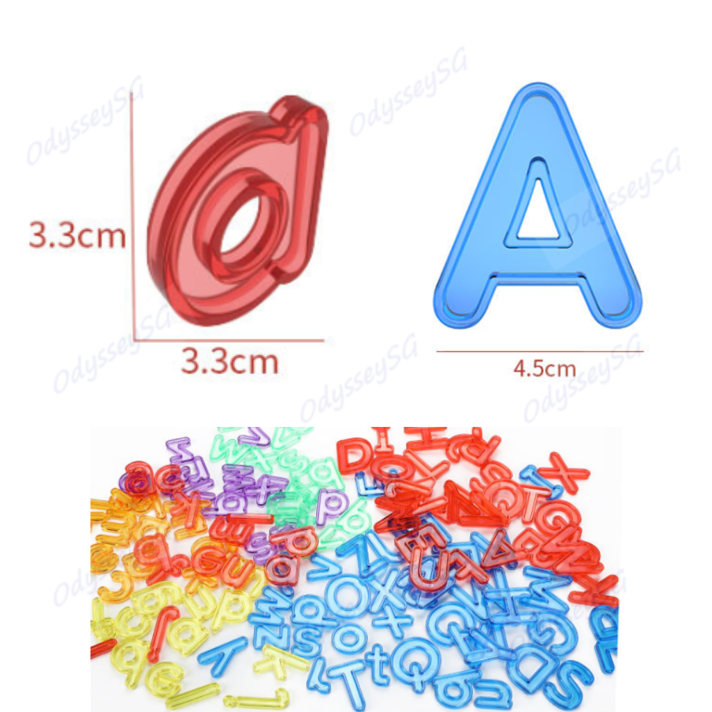 Rainbow Letters Alphabet Upper & Lower Case Letters set Children Kids Educational Toy Games
