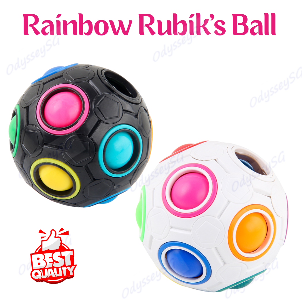Rainbow Rubik's Ball - Puzzle Ball - Brain Teaser