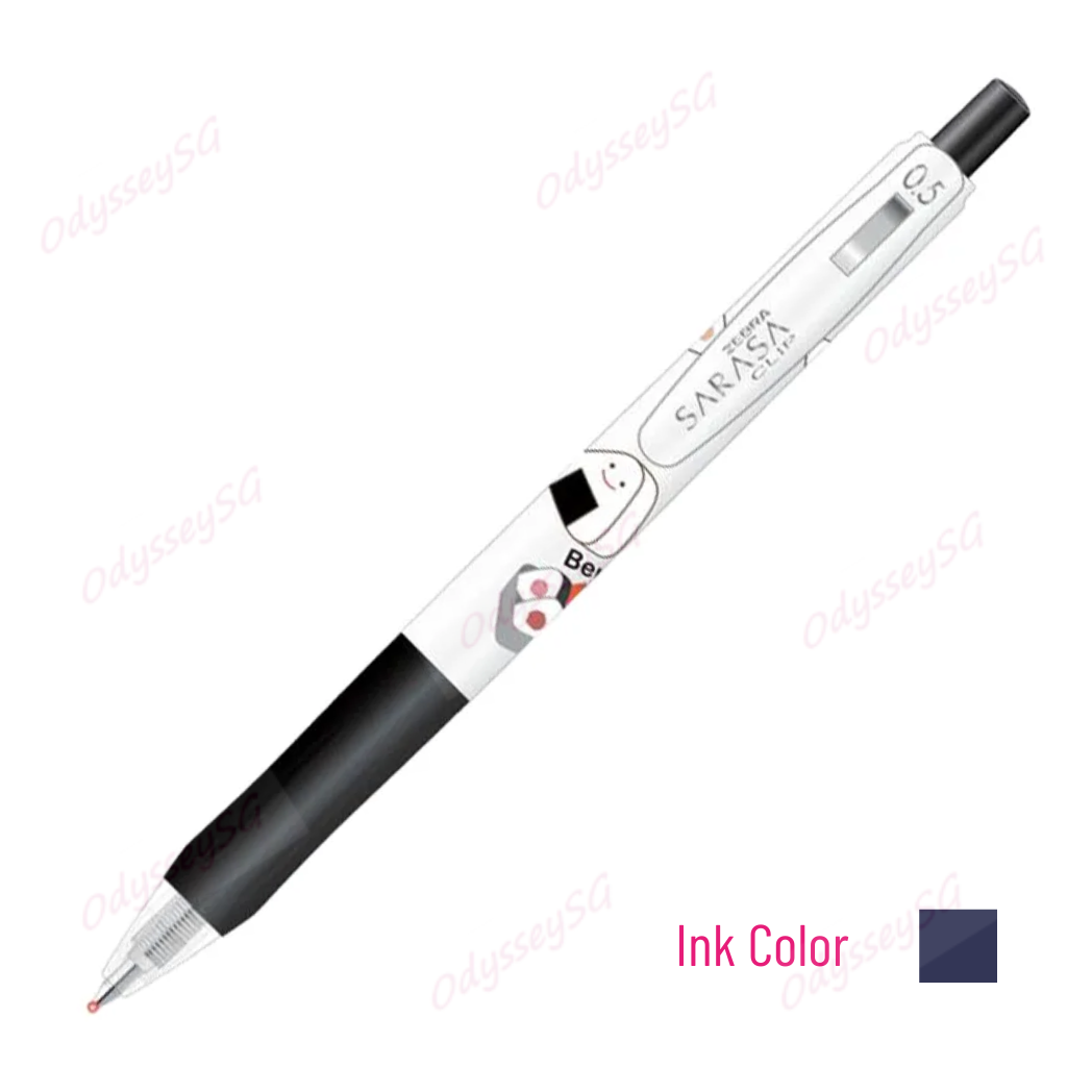 Zebra Sarasa Clip Bento Edition Gel Pens - LIMITED EDITION - 5 PC PACK - 2 DESIGNS AVAILABLE