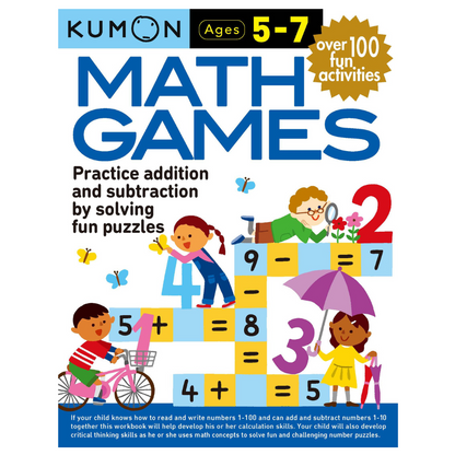 Kumon - Math Games - Practice Addition and Subtraction with Puzzles - Age 5-7