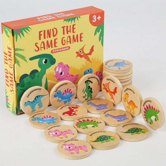 Find the Same Dinosaurs - Memory Match Game