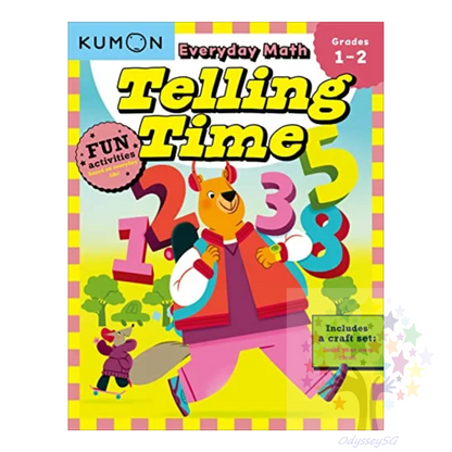 Kumon - Everyday Math: Telling Time - Kumon Maths activity book - Age 5-7