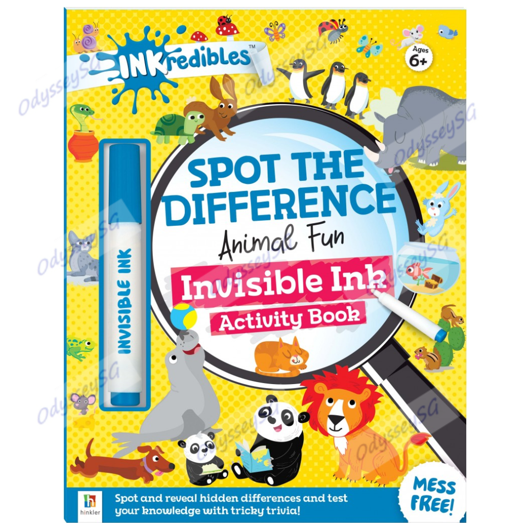 Inkredibles Activity : Spot the Difference - Invisible Ink Acitivity Book