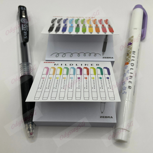 Zebra Teacher’s Day Limited Edition Gift Pack – Sarasa Clip Pen, Mildliner & Memo Pads