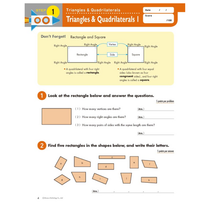 Math Boosters: Geometry - Maths Activity Book - Grade 3-6