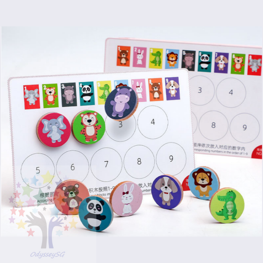 Animal Logic Game - Memory Thinking Game / Pattern / Sequencing / Memory matching / Brain Games - Age 2 - 5