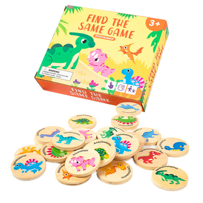 Find the Same Dinosaurs - Memory Match Game