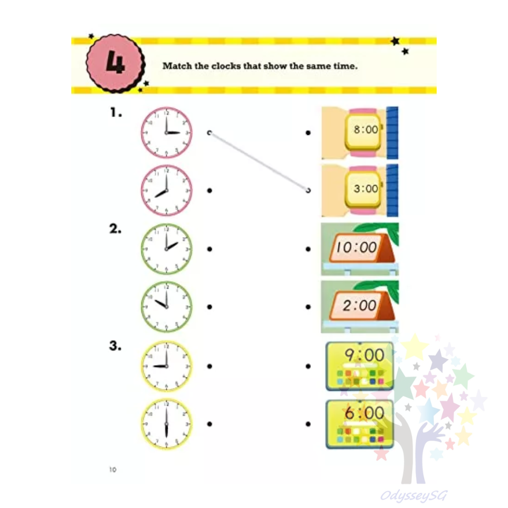 Kumon - Everyday Math: Telling Time - Kumon Maths activity book - Age 5-7