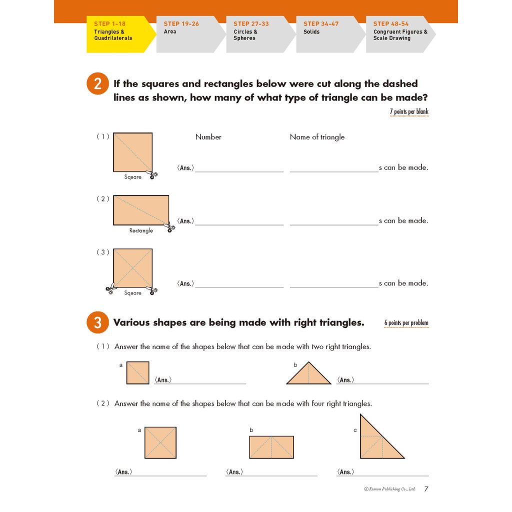 Math Boosters: Geometry - Maths Activity Book - Grade 3-6