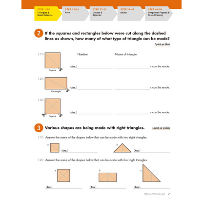 Math Boosters: Geometry - Maths Activity Book - Grade 3-6