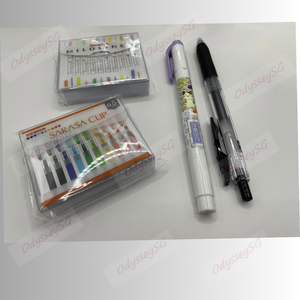 Zebra Teacher’s Day Limited Edition Gift Pack – Sarasa Clip Pen, Mildliner & Memo Pads
