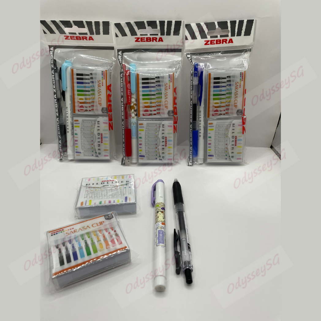 Zebra Teacher’s Day Limited Edition Gift Pack – Sarasa Clip Pen, Mildliner & Memo Pads