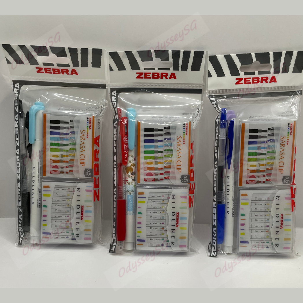 Zebra Teacher’s Day Limited Edition Gift Pack – Sarasa Clip Pen, Mildliner & Memo Pads