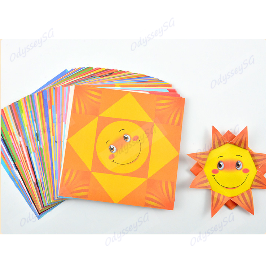 Origami Paper Kit - 54 Designs, 108 Sheets | Folding Paper DIY Craft Origami Activity for kids