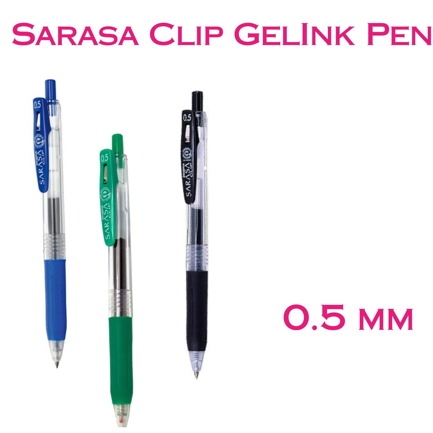 Zebra Sarasa Clip Rollerball Gel Pen 0.5mm