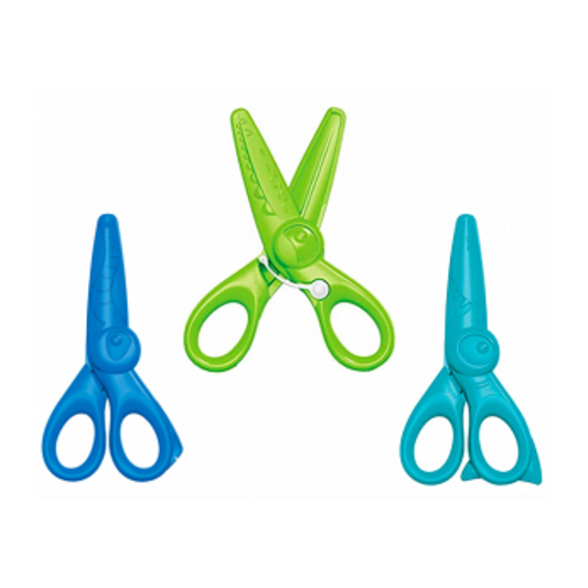 Maped -Children Craft creative scissors set - 3PCS set - Safety scissors for little hands - 12 CM
